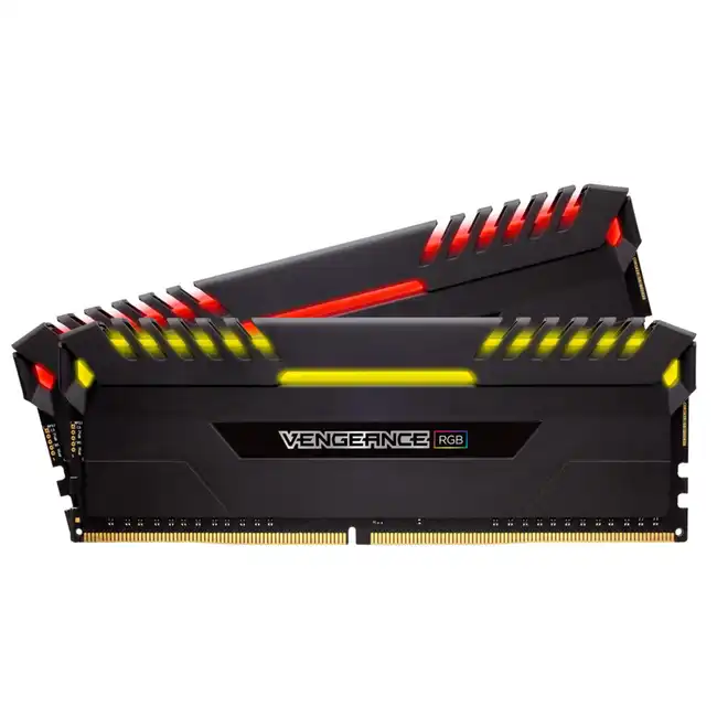 ОЗУ Corsair VENGEANCE® RGB CMR16GX4M2A2666C16 (DIMM, DDR4, 16 Гб (2 х 8 Гб), 2666 МГц)