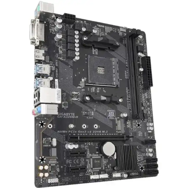 Материнская плата Gigabyte GA-A320M-H (micro-ATX, AMD AM4)