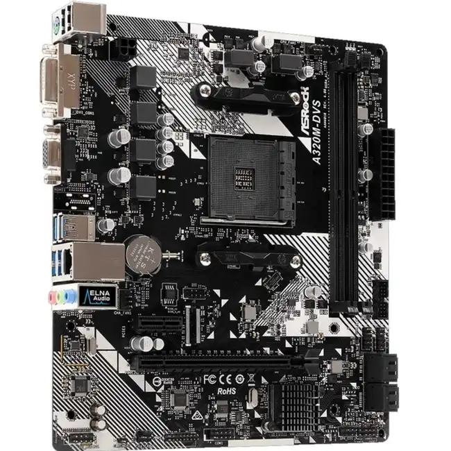Материнская плата ASRock A320M-DVS R4.0 ASRockA320M-DVSR4 (micro-ATX, AMD AM4)