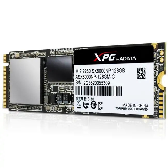 Внутренний жесткий диск A-Data SX8000 ASX8000NP-128GM-C (HDD (классические), 128 ГБ, M.2, PCIe)