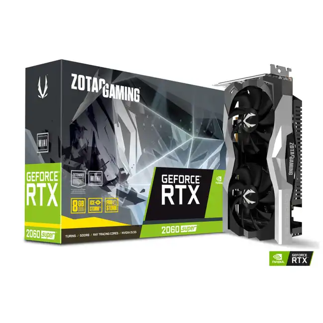 Видеокарта Zotac GAMING GeForce RTX 2060 SUPER MINI ZT-T20610E-10M (8 ГБ)