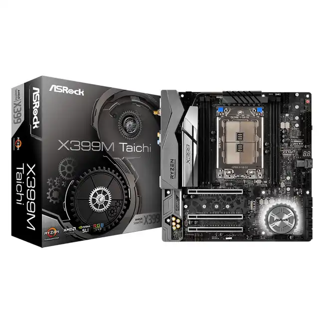 Материнская плата ASRock X399M Taichi X399M TAICHI (micro-ATX, AMD TR4)