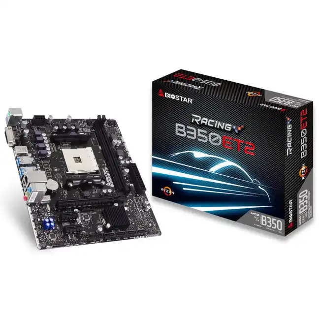Материнская плата BIOSTAR B350ET2 Ver. 6.x (micro-ATX, AMD AM4)
