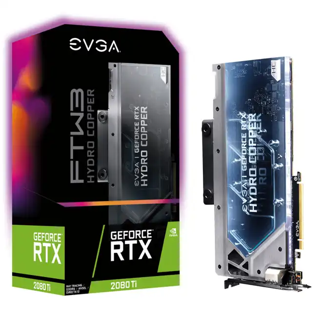 Видеокарта EVGA GeForce RTX 2080 Ti FTW3 ULTRA HYDRO COPPER GAMING 11G-P4-2489-KR (11 ГБ)