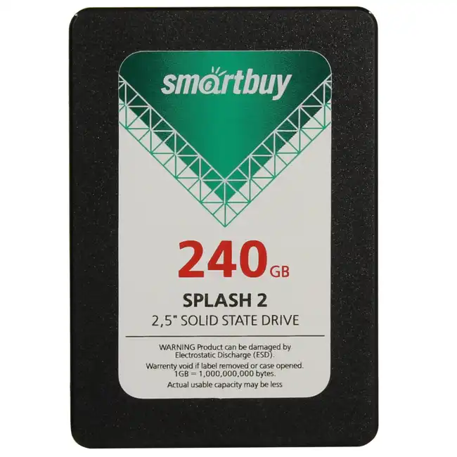 Внутренний жесткий диск SmartBuy Splash 2 SB240GB-SPLH2-25SAT3 (SSD (твердотельные), 240 ГБ, 2.5 дюйма, SATA)
