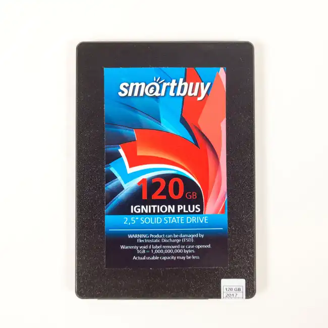 Внутренний жесткий диск SmartBuy Ignition Plus SB120GB-IGNP-25SAT3 (SSD (твердотельные), 120 ГБ, 2.5 дюйма, SATA)