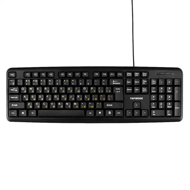 Клавиатура Гарнизон GK-100 (Проводная, USB)