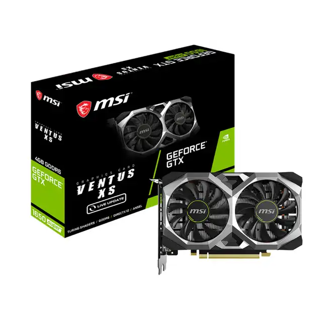 Видеокарта MSI GeForce GTX 1650 SUPER VENTUS XS (4 ГБ)