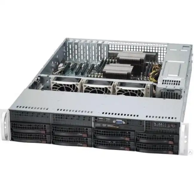 Серверный корпус Supermicro CSE-825TQC-R802LPB (8 шт)