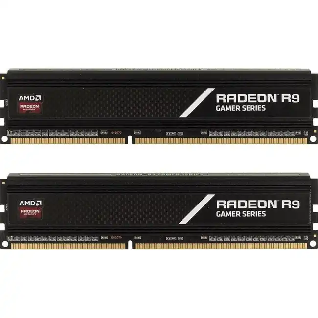 ОЗУ AMD Radeon R9 Gamer Series Black R9S416G3206U2K (DIMM, DDR4, 16 Гб (2 х 8 Гб), 3200 МГц)