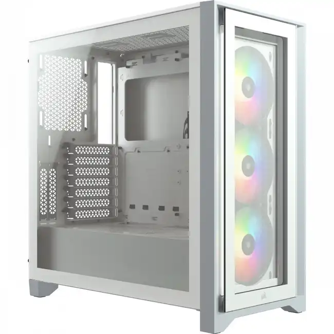 Корпус Corsair iCUE 4000X RGB White CC-9011205-WW (Midi-Tower)