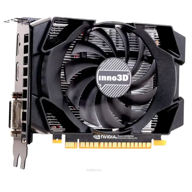 Видеокарта Inno3D GeForce GTX 1050 Ti Compact N105T-1SDV-M5CM (4 ГБ)