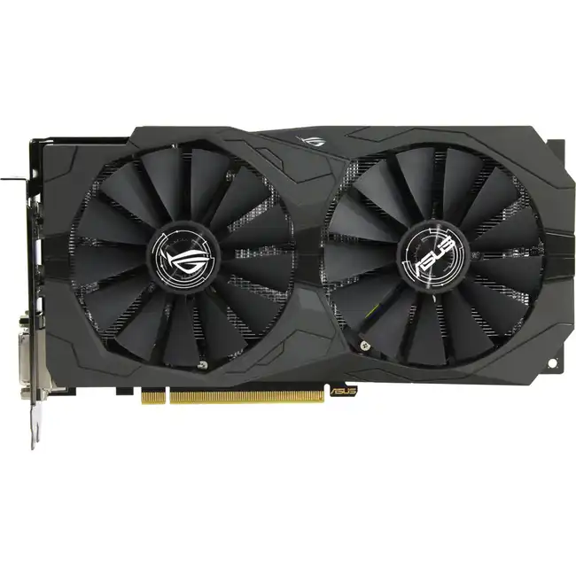 Видеокарта Asus ROG Strix RX570 Gaming ROG-STRIX-RX570-O4G-GAMING (4 ГБ)