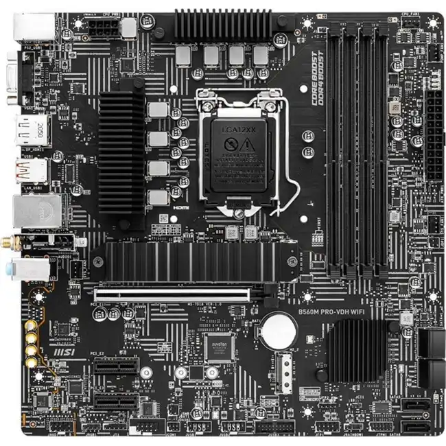Материнская плата MSI B560M PRO-VDH WiFi B560M PRO-VDH WIFI (micro-ATX, LGA 1200)