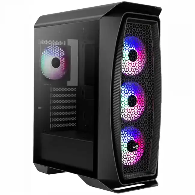 Корпус Aerocool Miditower Aerocool Aero One Frost-G-BK-v1 4710562752328 (Midi-Tower)