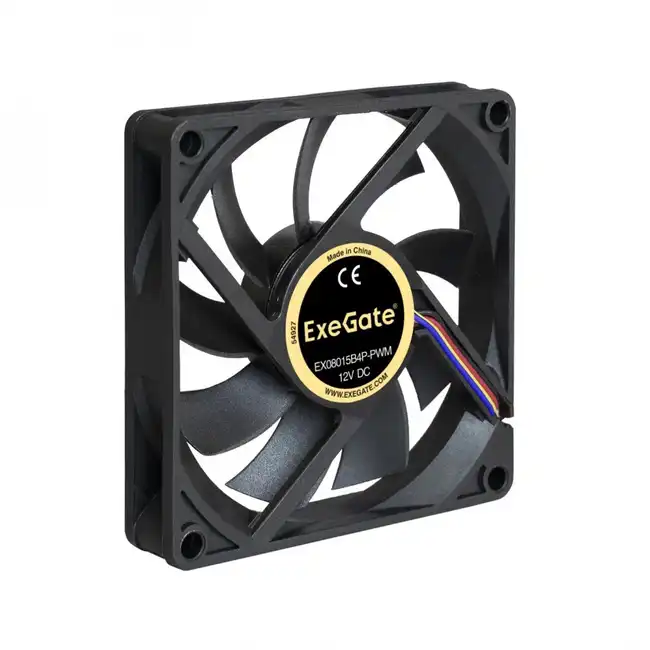 Охлаждение ExeGate EX08015B4P-PWM (80x80x15 мм) EX288924RUS (Для системного блока)