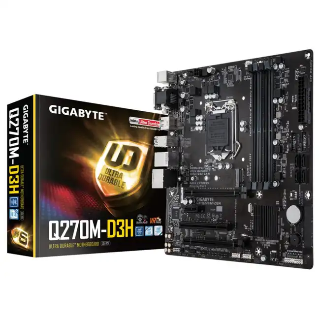 Материнская плата Gigabyte GA-Q270M-D3H (micro-ATX, LGA 1151)