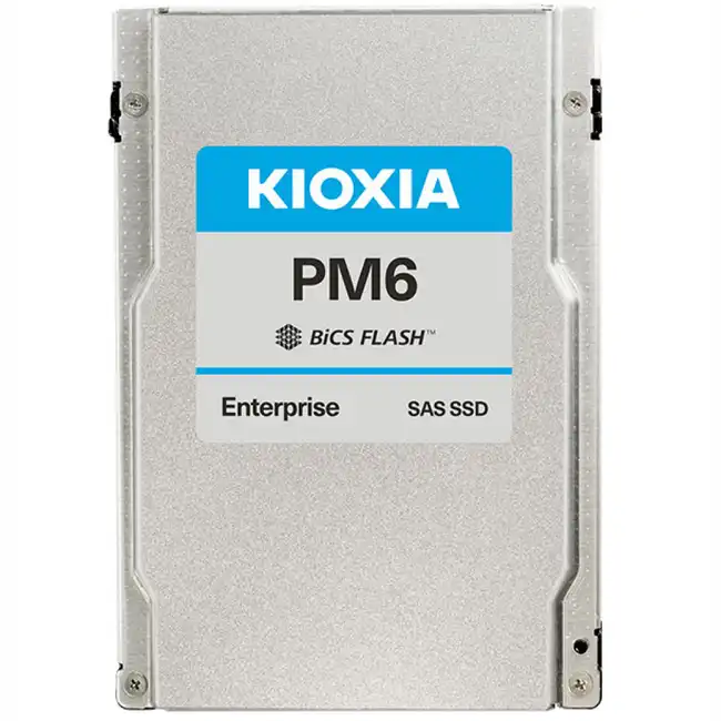 Внутренний жесткий диск KIOXIA PM6-R Enterprise KPM61RUG1T92 (SSD (твердотельные), 1920 ГБ, 2.5 дюйма, SAS)