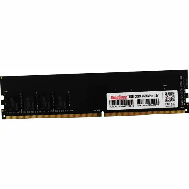 ОЗУ KingSpec 4 ГБ KS2666D4P12004G (DIMM, DDR4, 4 Гб, 2666 МГц)