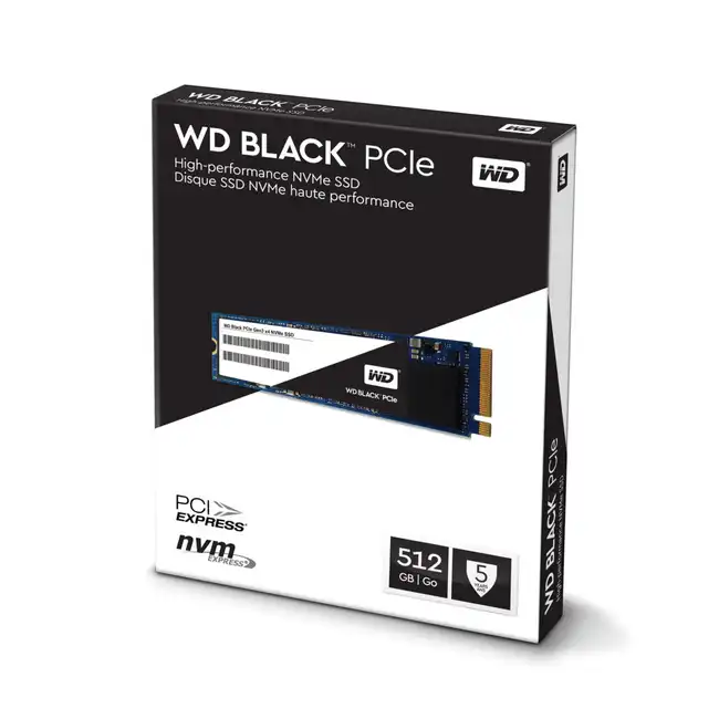 Внутренний жесткий диск Western Digital WD BLACK WDS512G1X0C (SSD (твердотельные), 512 ГБ, M.2, PCIe)