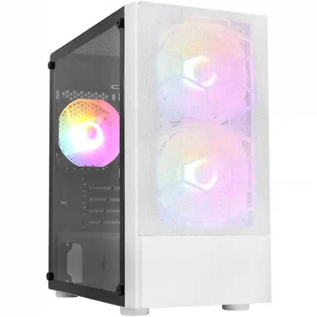 Корпус 1STPLAYER FIREBASE X4-M White X4-M-WH-2F1P-W-1F1-W (Midi-Tower)