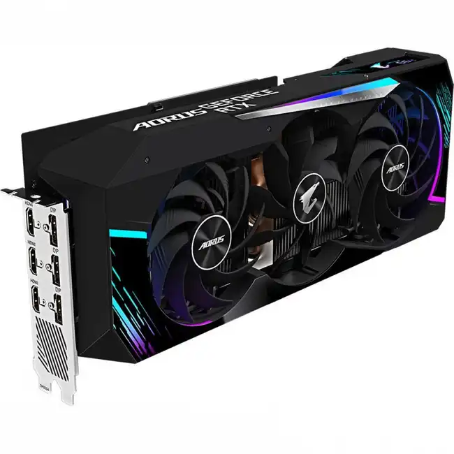 Видеокарта Gigabyte AORUS RTX 3080 MASTER 12G GV-N3080AORUS M-12GD (12 ГБ)