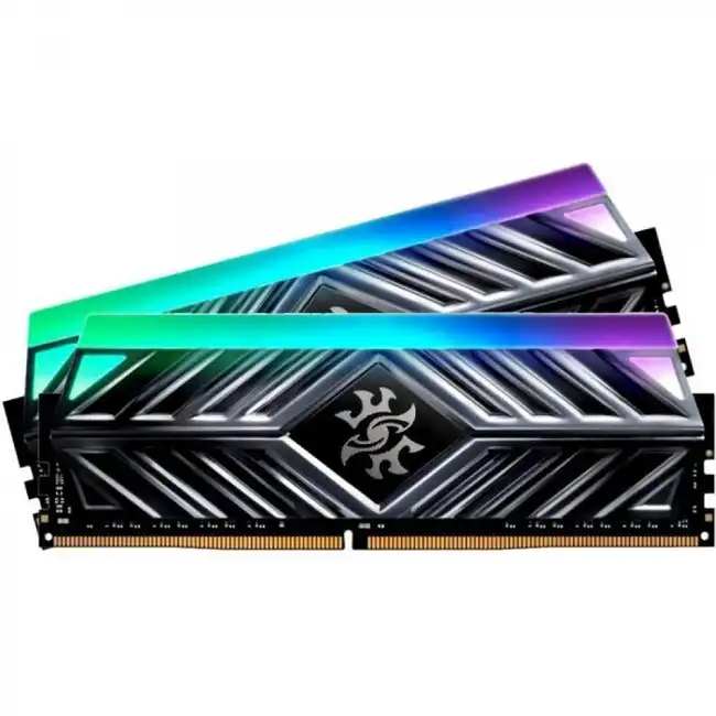 ОЗУ ADATA XPG SPECTRIX D41 RGB Grey Gaming Memory AX4U320016G16A-DT41 (DIMM, DDR4, 32 Гб (2 х 16 Гб), 3200 МГц)