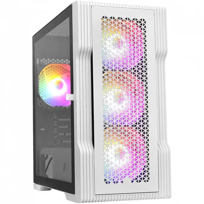 Корпус 1STPLAYER TRILOBITE T3 White T3-WH-4F1-W (Midi-Tower)