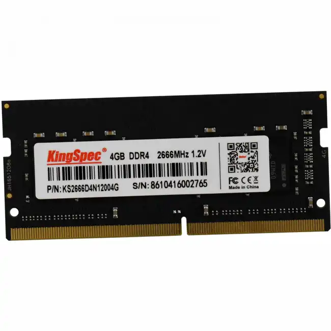ОЗУ KingSpec 4 ГБ KS2666D4N12004G (SO-DIMM, DDR4, 4 Гб, 2666 МГц)