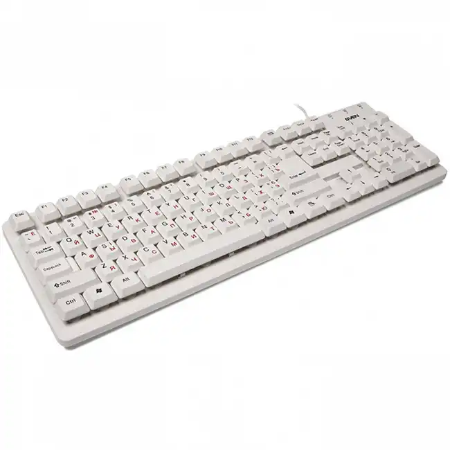 Клавиатура Sven Standard 301 USB SV-03100301UW (Проводная, USB)