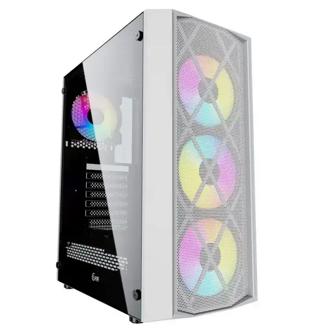 Корпус Powercase Rhombus X4 White CMRMW-L4 (Midi-Tower)