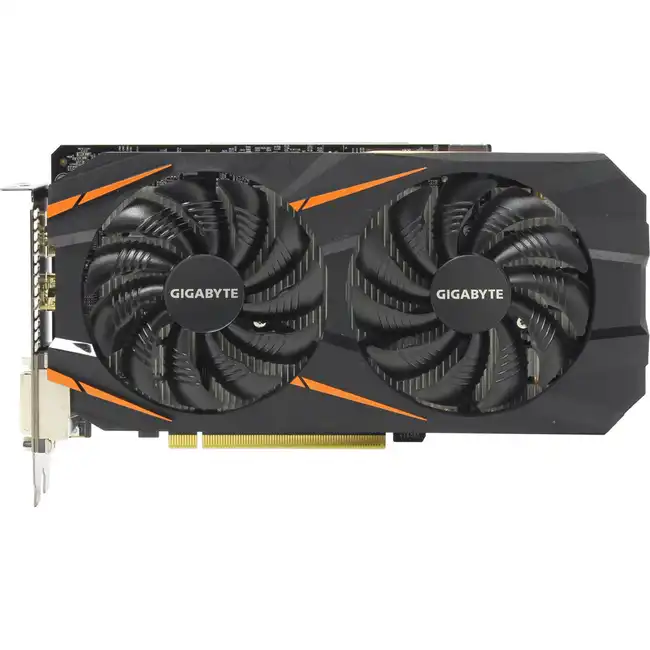 Видеокарта Gigabyte GeForce GTX 1060 WINDFORCE OC GV-N1060WF2OC-6GD (6 ГБ)