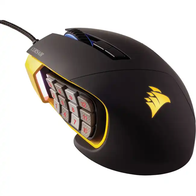 Мышь Corsair Scimitar PRO RGB Yellow-Black CH-9304011-EU