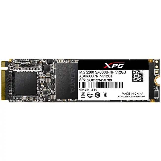 Внутренний жесткий диск ADATA XPG SX6000 Pro ASX6000PNP-512GT-B (SSD (твердотельные), 512 ГБ, M.2)