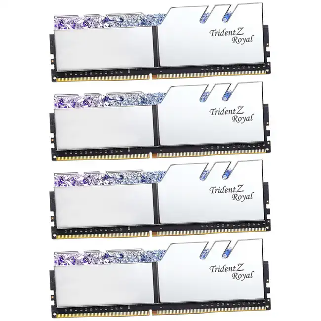 ОЗУ G.Skill Trident Z Royal 64 GB F4-3600C18Q-64GTRS (DIMM, DDR4, 64 Гб (4 х 16 Гб), 3600 МГц)