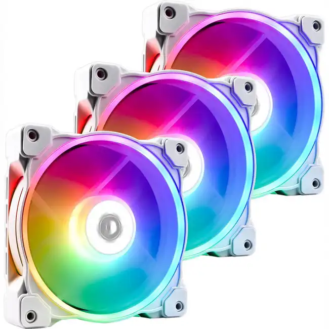Охлаждение ID-Cooling ID-FAN-ZF-12025-ARGB-TRIO-SNOW (Для системного блока)