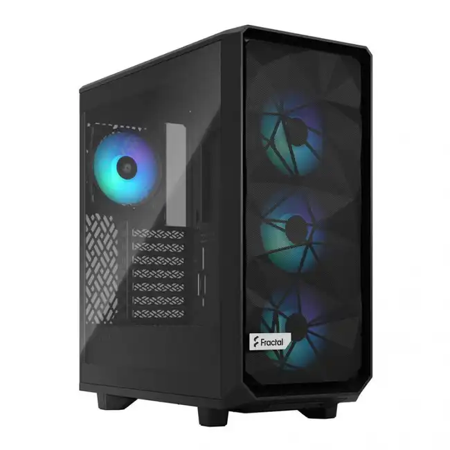 Корпус FRACTAL DESIGN Meshify 2 Compact Lite RGB Black TG Light tint FD-C-MEL2C-05 (Midi-Tower)