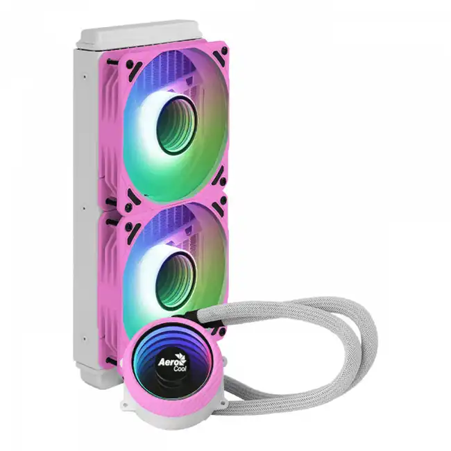 Охлаждение Aerocool Mirage L240PK Pink L240PK (LGA1700) (Для процессора)