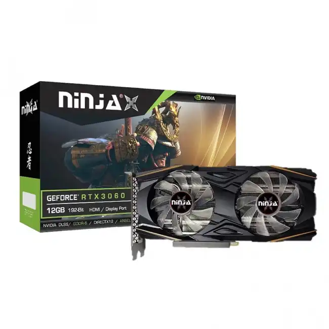 Видеокарта Palit Ninja RTX 3060 NK306F126F (12 ГБ)