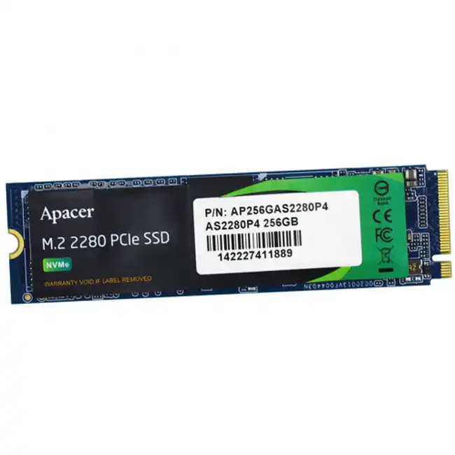 Внутренний жесткий диск Apacer AS2280P4 AP256GAS2280P4-1_OEM (SSD (твердотельные), 256 ГБ, M.2, PCIe)
