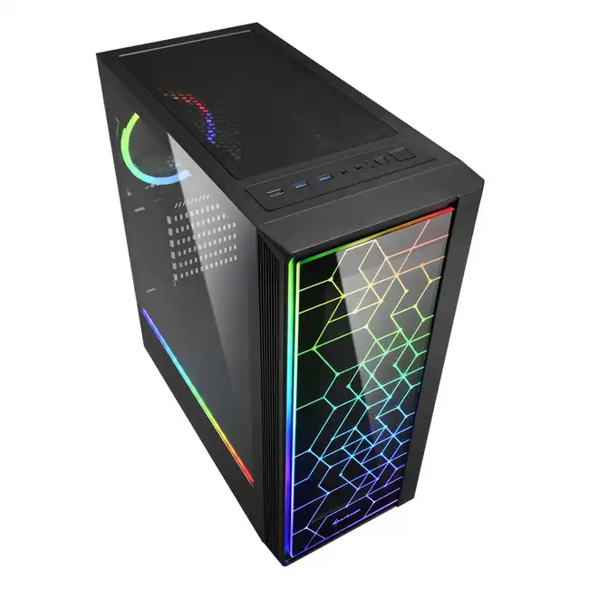 Корпус Sharkoon RGB LIT100 (Midi-Tower)