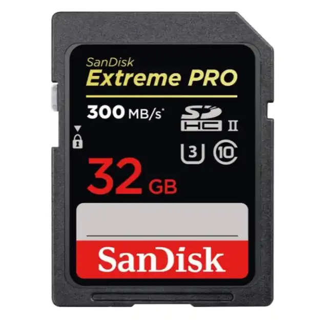 Флеш (Flash) карты SanDisk Extreme Pro SDHC 32GB - 300MB/s UHS-II SDSDXPK-032G-GN4IN (32 ГБ)