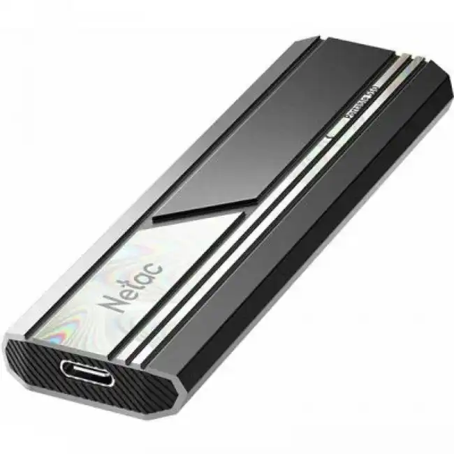 Внешний жесткий диск Netac ZX10 NT01ZX10-500G-32BK (500 ГБ, Интерфейс USB-C)