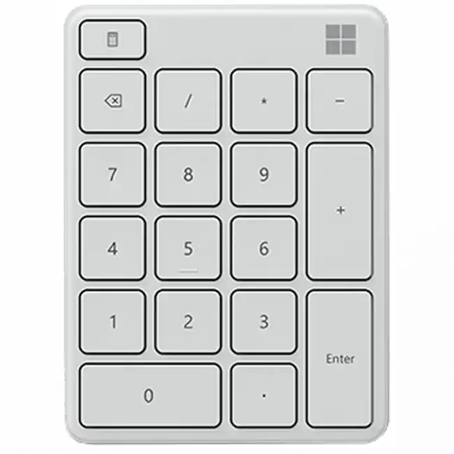 Клавиатура Microsoft Number Pad Bluetooth 23O-00021 (Беспроводная, Bluetooth)