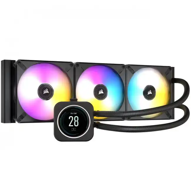 Охлаждение Corsair H150i ELITE LCD XT Display CW-9060075-WW (Для процессора)