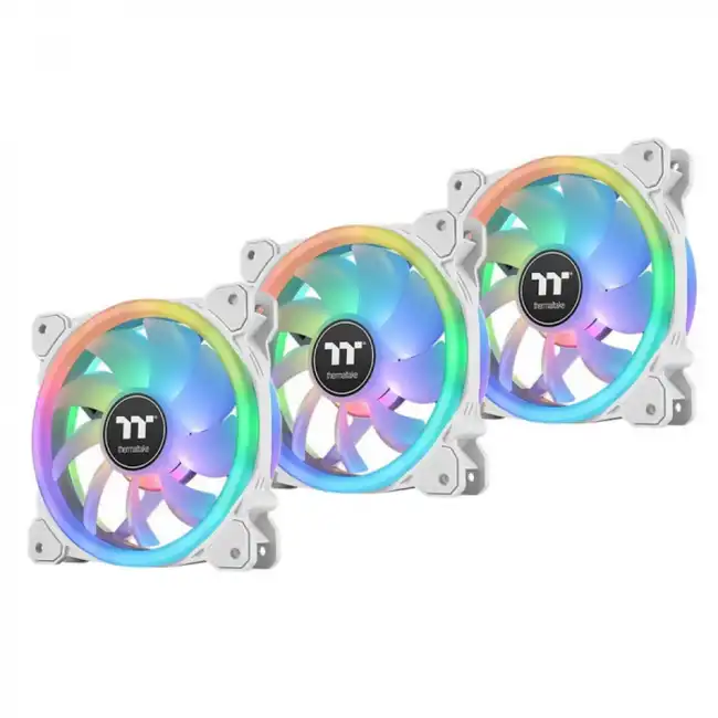 Охлаждение Thermaltake CL-F146-PL14SW-A SWAFAN 14 RGB Radiator Fan White TT Premium Edition (Для системного блока)
