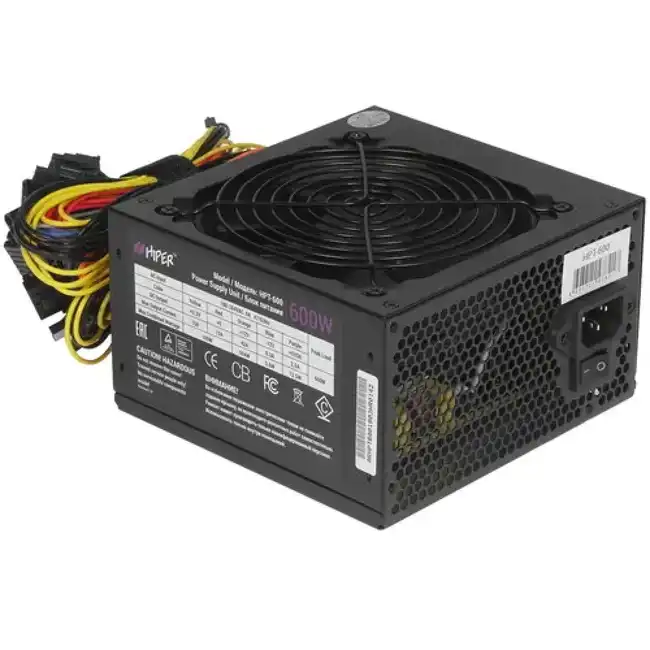 Блок питания HIPER HPT-600 HPT-600 (OEM) (600 Вт)