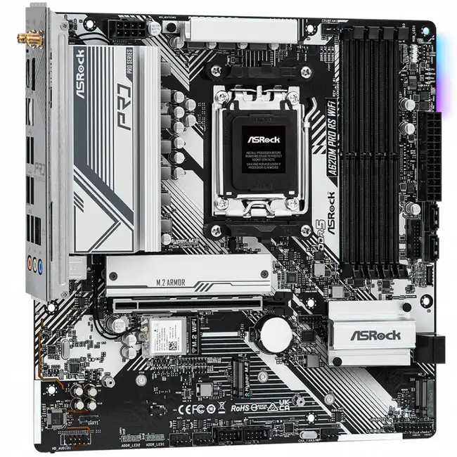 Материнская плата ASRock A620M PRO RS WIFI (micro-ATX, AMD AM5)