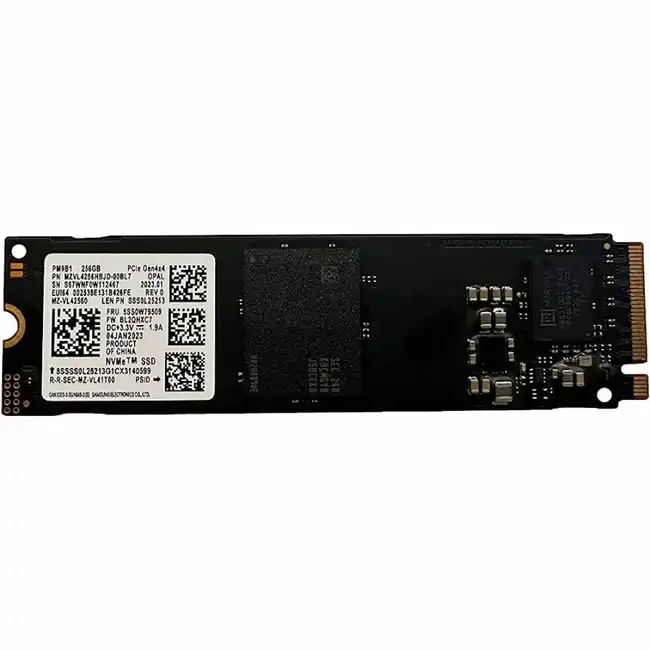 Внутренний жесткий диск Samsung PM9B1 MZVL4256HBJD-00B07 (SSD (твердотельные), 256 ГБ, M.2, PCIe)