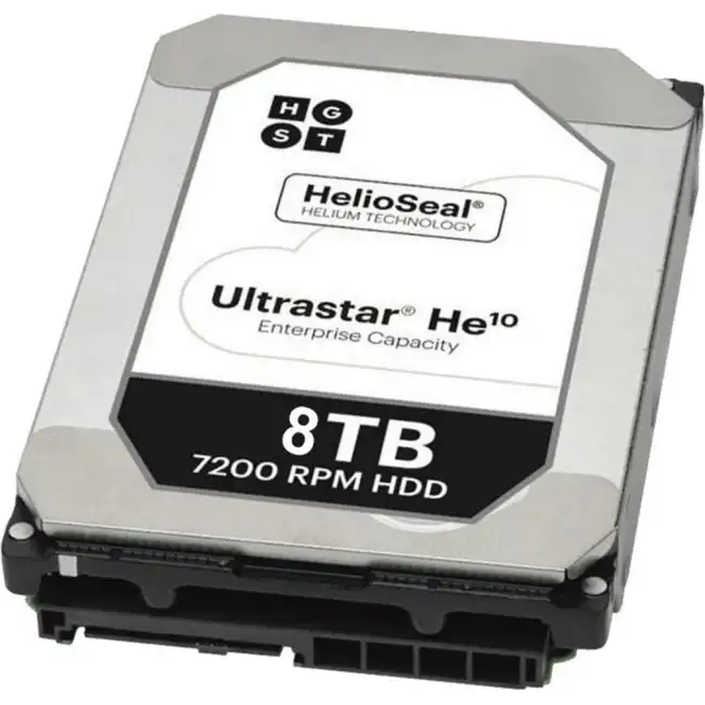 Внутренний жесткий диск HGST Ultrastar HE10 HUH721008ALE604 (HDD (классические), 8 ТБ, 3.5 дюйма, SATA)